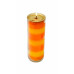 Veladora Naranja Amarillo Lisa Aromatica