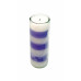 Veladora Morado Blanca Aromatica