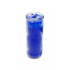 Veladora Azul Lisa Aromatica