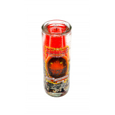 Coco Eleggua Negro Rojo Veladora Gel
