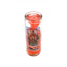 San Simon Rojo Veladora Gel
