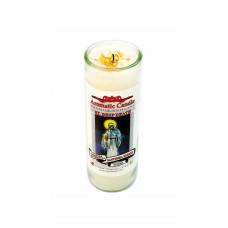 Santisima Muerte Blanca Veladora Aromatica