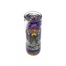 Santisima Muerte Morada Veladora Gel