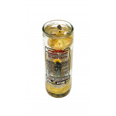 Santisima Muerte Oro Veladora Gel