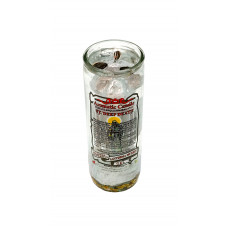 Santisima Muerte Plata Veladora Gel