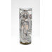 Santisima Muerte Plata Veladora Gel